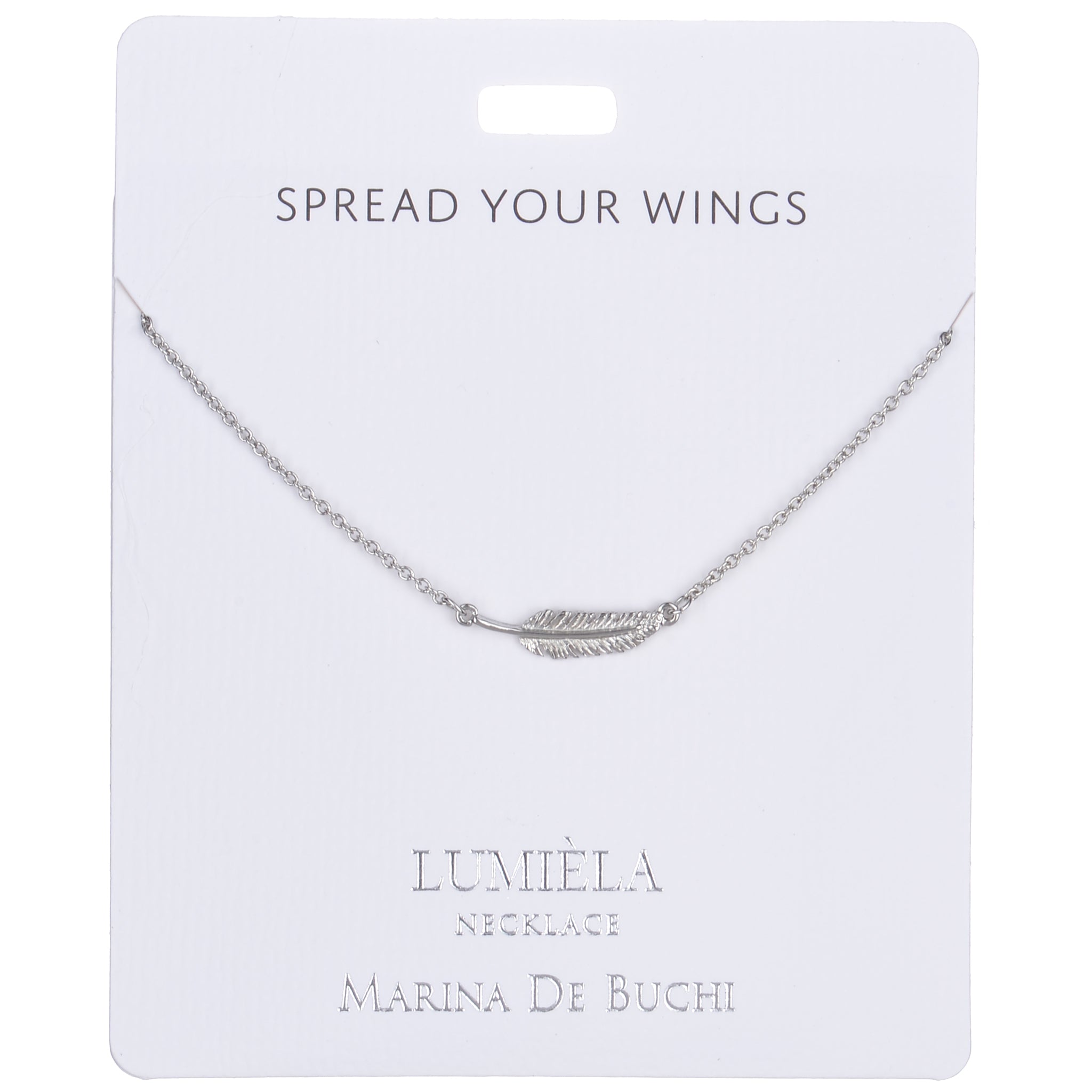 'Spread Your Wings' Feather Necklace – Marina De Buchi